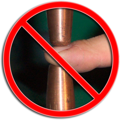 Protect against pinch point injuries